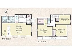 八王子市長房町第1期　新築戸建　全2棟　1号棟