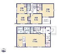 足柄上郡開成町中之名第2期　新築戸建　全6棟　1号棟