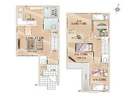 大和市上和田4期　新築戸建　全2棟　2号棟