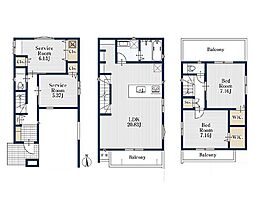 川崎市宮前区犬蔵2丁目 新築戸建 全4棟 3号棟