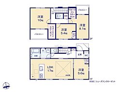 八王子市北野台2丁目32期　新築戸建　全1棟　1号棟