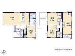 八王子市椚町6期　新築戸建　全1棟　1号棟