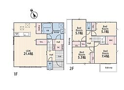 綾瀬市早川1期　新築戸建　全3棟　3号棟