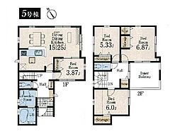 立川市西砂町2丁目第2　新築戸建　全15棟　5号棟