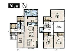 立川市西砂町2丁目第2　新築戸建　全15棟　10号棟