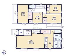 府中市本宿町4丁目4　新築戸建　全3棟　A号棟