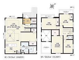 相模原市南区御園1丁目6期　新築戸建　全1棟