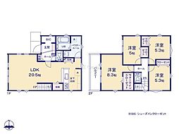 大和市上和田6期　新築戸建　全2棟　2号棟