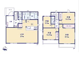 グラファーレ綾瀬市寺尾本町1丁目2期　全10棟　8号棟