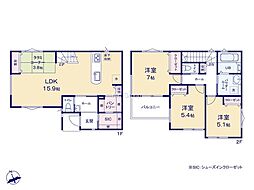 茅ヶ崎市南湖5丁目　新築戸建　全2棟　1号棟