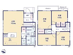 福生市熊川1期　新築戸建　全3棟　1号棟