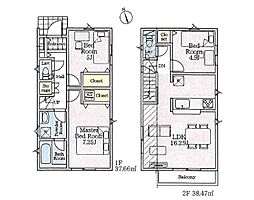 府中市清水が丘3丁目第1　新築戸建　全9棟　2号棟