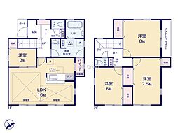 稲城市若葉台1丁目第1期　新築戸建　全9棟　4号棟