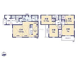 稲城市若葉台1丁目第1期　新築戸建　全9棟　7号棟