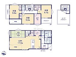 座間市緑ケ丘3丁目　新築戸建　全5棟　A号棟