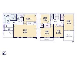 横浜市瀬谷区下瀬谷3丁目　新築戸建　全1棟　1号棟