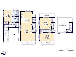 茅ヶ崎市柳島海岸 新築戸建 全6棟 E号棟
