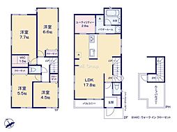 横浜市港北区富士塚1丁目2　新築戸建　全3棟　B号棟