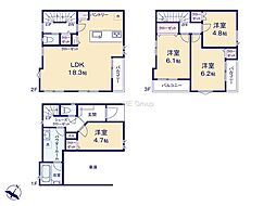 横浜市港南区日野中央2丁目　新築戸建　全3棟　B号棟