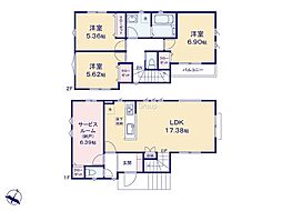 横浜市南区別所中里台　新築戸建　全2棟　1号棟