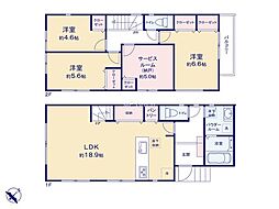 町田市小山町　新築戸建　全2棟　1号棟
