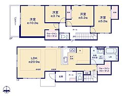 八王子市東浅川町6期　新築戸建　全2棟　1号棟