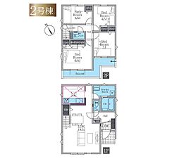 藤沢市本藤沢3丁目3期　新築戸建　全2棟　2号棟