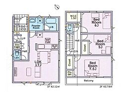 綾瀬市深谷南4丁目第24　新築戸建　全5棟　1号棟