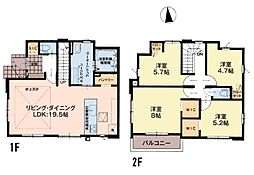 相模原市南区上鶴間本町8丁目7期 新築戸建 全4棟 1号棟