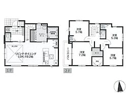 相模原市南区上鶴間本町8丁目7期　新築戸建　全4棟　3号棟