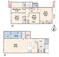 横浜市港南区笹下2丁目2期 新築戸建 全2棟 2号棟