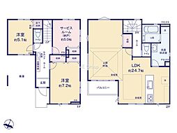 横浜市瀬谷区三ツ境5期 新築戸建 全1棟 1号棟