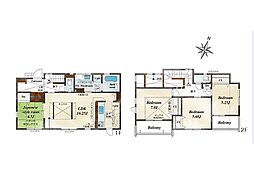 横浜市瀬谷区北新2期　新築戸建　全22棟　4号棟