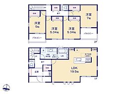 横浜市金沢区釜利谷西3丁目第2　新築戸建　全1棟　1号棟