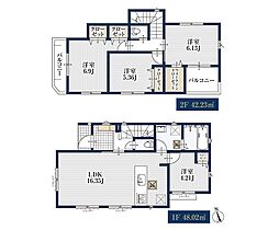 横浜市鶴見区馬場2丁目　新築戸建　全2棟　1号棟