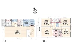 八王子市上柚木3期　新築戸建　全3棟　3号棟