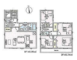 稲城市押立第6 新築戸建 全3棟 3号棟