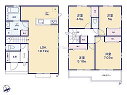 稲城市大丸5　新築戸建　全2棟　B号棟