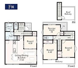 横浜市港北区篠原北1丁目2 新築戸建 全6棟 F号棟