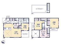 横浜市磯子区洋光台6丁目　新築戸建　全2棟　B棟