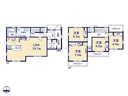 横浜市栄区庄戸3丁目 新築戸建 全1棟 1号棟