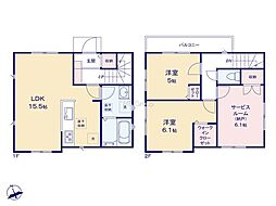 府中市新町1丁目　新築戸建　全2棟　2号棟