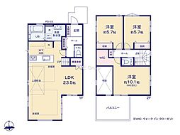 藤沢市本藤沢2丁目3期　新築戸建　全3棟　3号棟