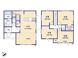 高座郡寒川町小谷3丁目　新築戸建　全2棟　B号棟