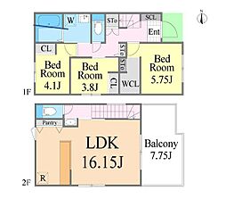 藤沢市大鋸　新築戸建　全2棟　A号棟