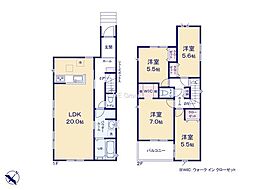 相模原市中央区上溝4丁目 新築戸建 全4棟 2号棟
