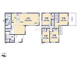 八王子市北野台3丁目31期　新築戸建　全1棟　1号棟