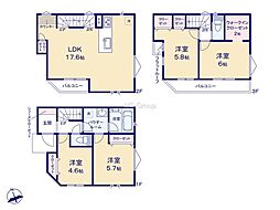 川崎市宮前区梶ヶ谷1期2期　新築戸建　全13棟　11号棟