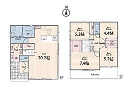 厚木市林5丁目1期　新築戸建　全3棟　3号棟