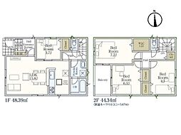 海老名市中野1丁目第10　新築戸建　全1棟　1号棟